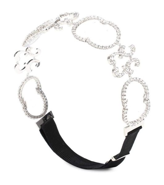 

fashion g letter brand designer headbands stretch elastic women diamond letter head hairpin sports yoga gym wide sweatband turban headwraps