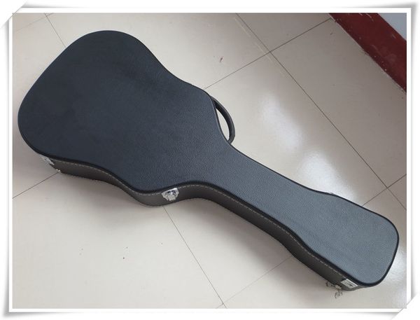 41 inç 43 inç Akustik/Elektrik Gitar Siyah Hardcase, renk isteğiniz gibi özelleştirilebilir