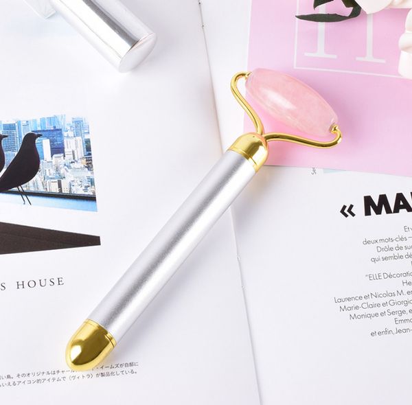 Electric Stick Body Facial Beauty Massage Tools Pink Jade