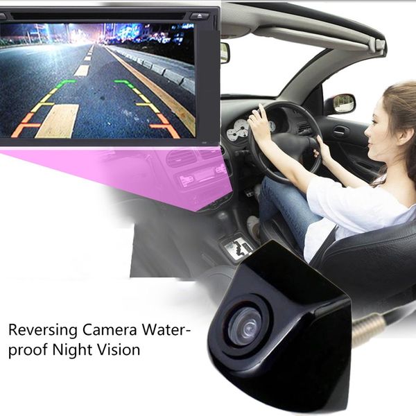 

rear view camera 170 degrees night vision camera waterproof chrome plating car