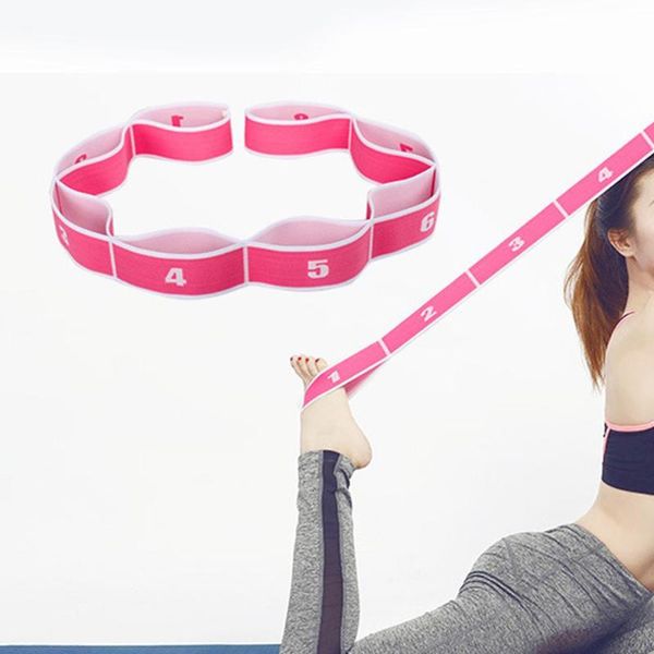 

yoga pull strap latin dance stretching band lengthened multifunctional dance workout fitness gym equipment elastic yoga band