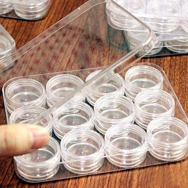 

portable small clear eyewear bag container contact lenses soak storage case contact lens box holder