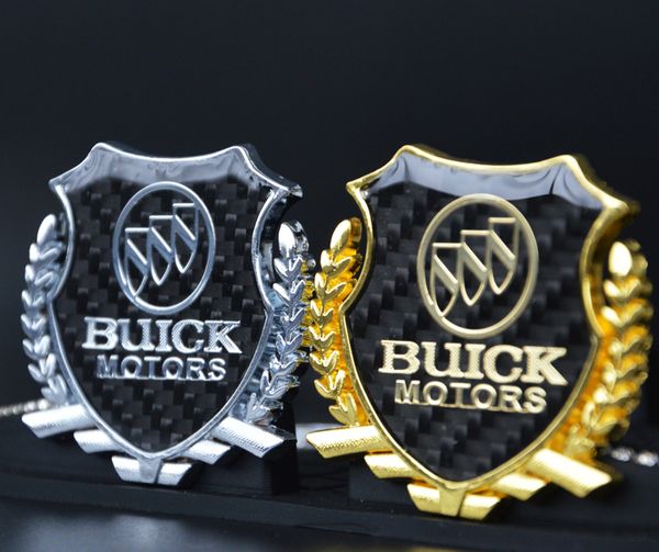 

2pcs refinement 3d logo emblem badge graphics decal car sticker for buick