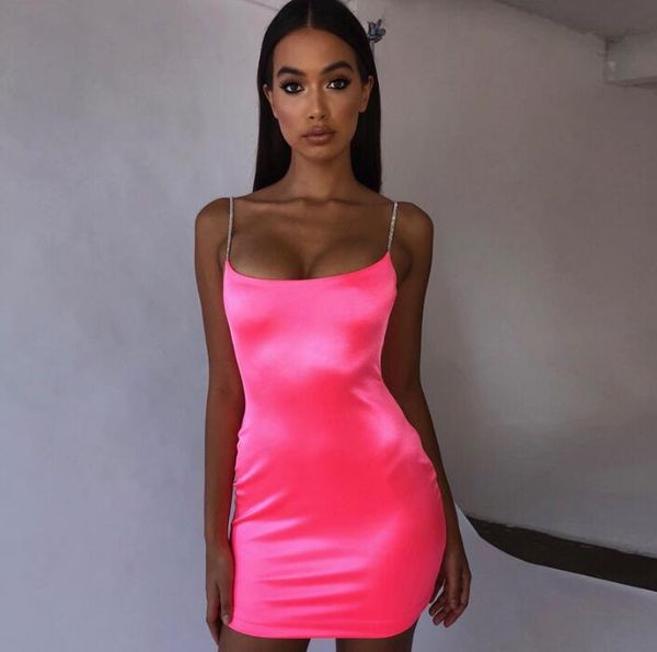 

new fashion slim diamond strap dress, Black;gray