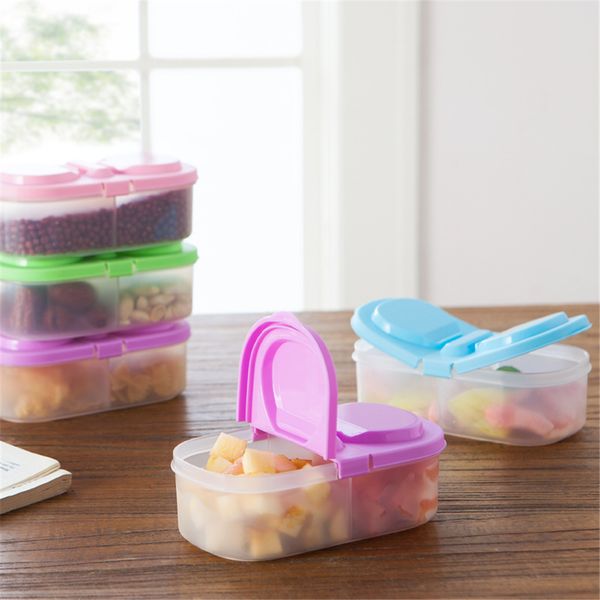 

1pcs removable bunk flip grains fresh sealed pp finishing refrigerator compartment kitchen covered storage box