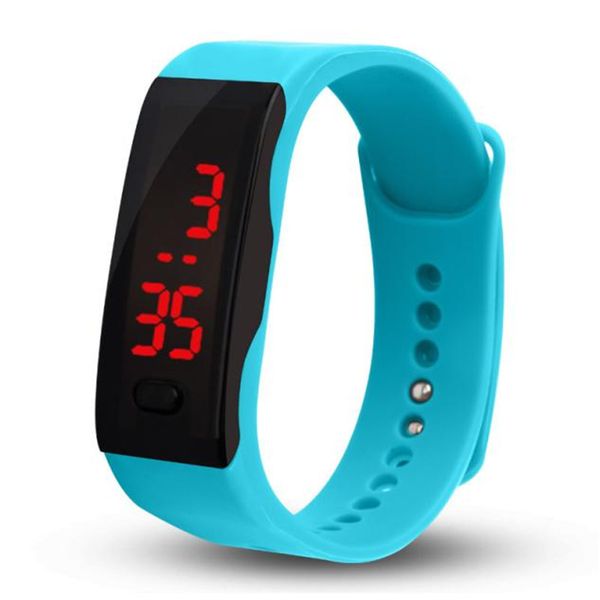 

aimecor ladies watch men sports led date digital watch fashion rubber strap women watches bracelet ladies dropshiping, Slivery;brown