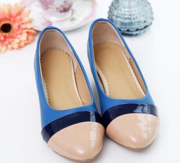 

send 2018 spring new style slope heel low heel pointed end women's shoes, Black