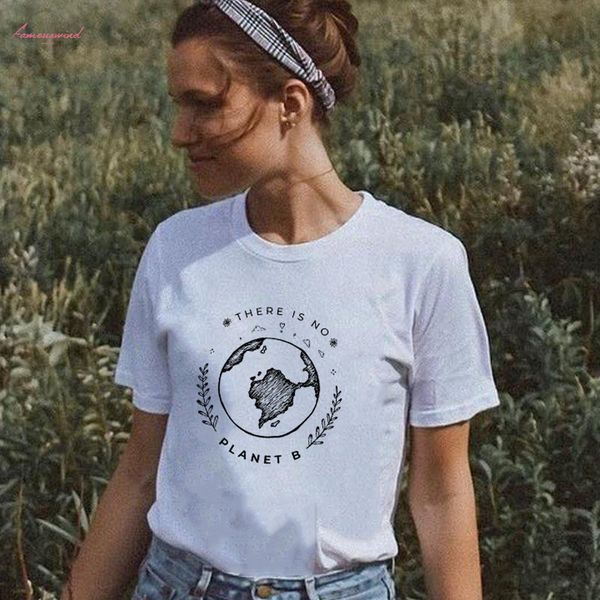

there is no planet b t shirt tumblr graphic grunge shirts tees sglobal warming earth day shirts summer fashion clothes, White