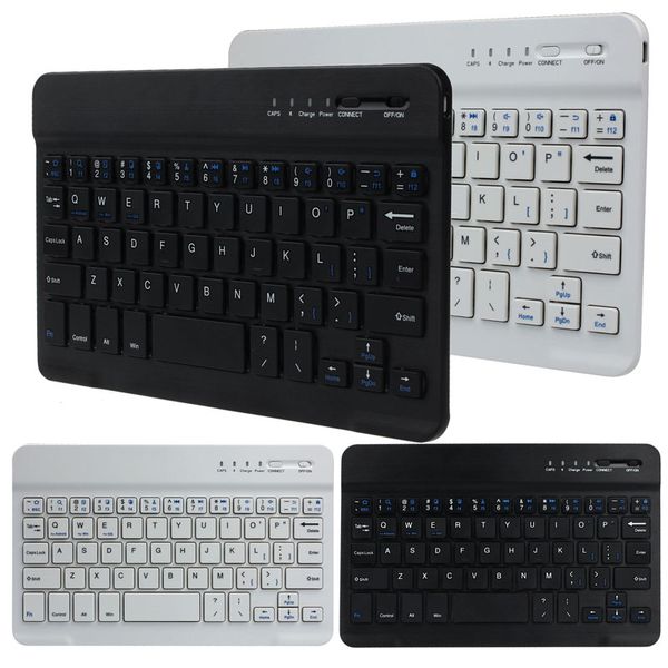 7 9 10 inch Size mini Wireless Keyboard Portable Wireless Bluetooth Keyboard Rechargeable For Mobile Phone Tablet
