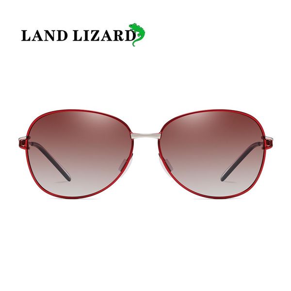 

new lady classic polarized sunglasses double color fashion metal sunglasses women's glasses land lizard new lady gasby