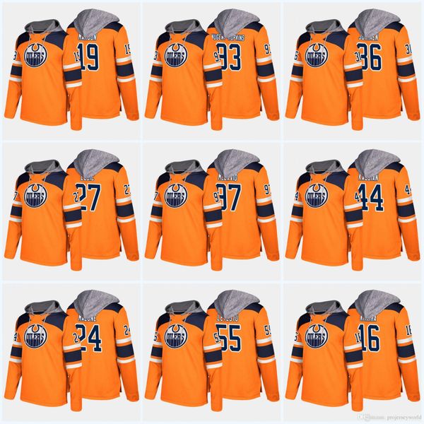

Edmonton Oilers Mens 8 Ty Rattie 29 Leon Draisaitl 44 Zack Kassian 6 Adam Larsson 4 Kris Russell 83 Matthew Benning Hockey Jersey