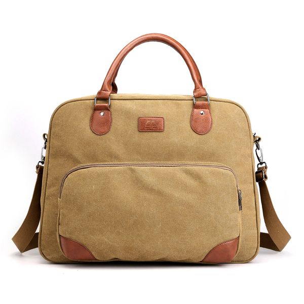 

retro leisure business male bag large capacity canvas bag wear resistant single shoulder handbag outdoor travel slant