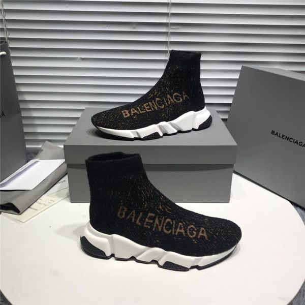 

women boots stretch sock boots woman sequined cloth bling women shoes casual flats shoes female single fashion woven shoes 02, Black