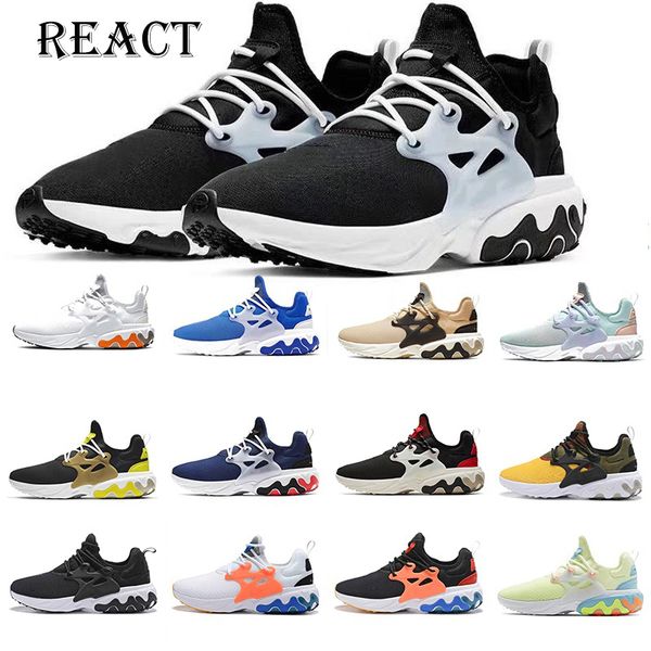 

2020 new react men women running shoes black phantom red barely mens breathable trianer sports runners 36-45