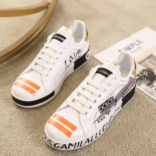 

2019s summer luxury designer limited men and women leather casual shoes, couple shoes fashion wild sports shoes size: 35-45
