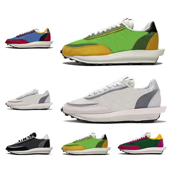 

nike sacai ldv waffle 2019 новое поступление green gusto черный pine varsity синий белый серый мужчины женщины кроссовки спорт на открытом в