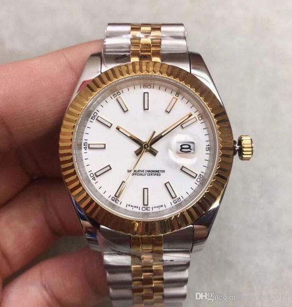 

U1 завод часы Gold Pearl поверхность Президентская планка DateJust 41мм Водонепроницаемая 1