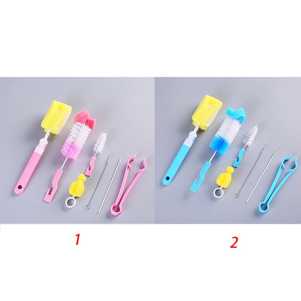 

for baby dummy nipple 7pcs / set cleaning multifunction pacifier portable soft