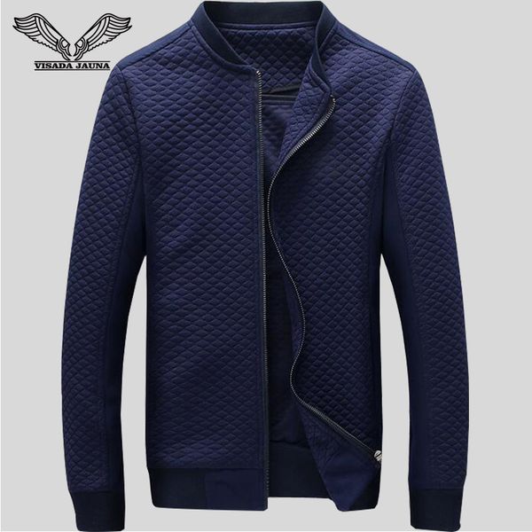 

da jauna men's jackets casual brand clothing solid color long sleeve stand collar slim social business outwear n1190, Black;brown