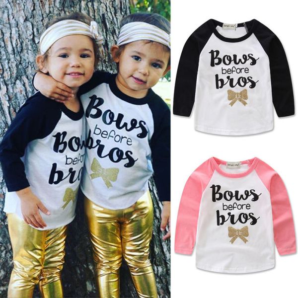 

emmababy 1-4 т новорожденных девочек футболки детская одежда девушки хлопка с длинным рукавом смешной букв печатных и пиджаки осень теплые ф, Blue