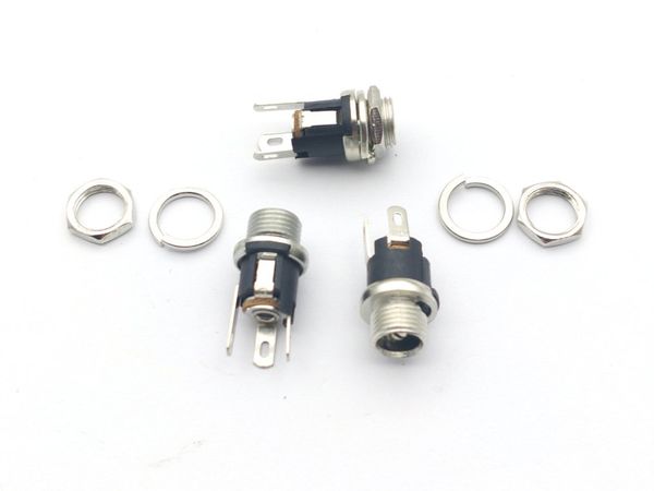 

50pcs 5.5 mmx 2.1 mm panel mount female power jack sockets connector