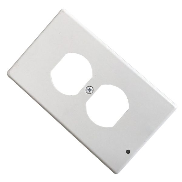 

us plugs with led sensor light hallway lamp coverplate wall outlet night lights dark sensing auto automatic led lights lighter