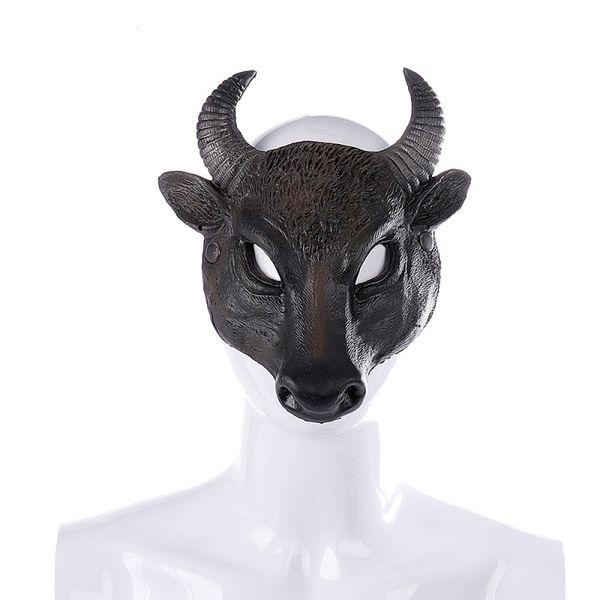 

party cosplay costume accessories cattle head all face mask for unisex