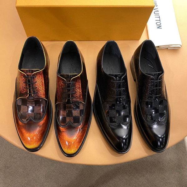 

new brand shoes for mens all appropriate popular luxury leather air basketball shoes fashion shoes,with original box,l4, Black