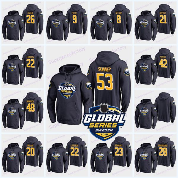 

53 jeff skinner buffalo sabres global series hoodies jersey jack eichel montour rasmus dahlin rasmus ristolainen carter hutton zach bogosian, Black;red