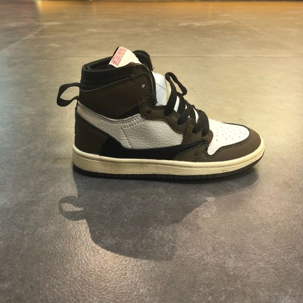 

2019 ts 1s cactus jack детская баскетбольная обувь трэвис скотти high og 1 ts кроссовки спорт на открытом воздухе молодежь младшие дети маль