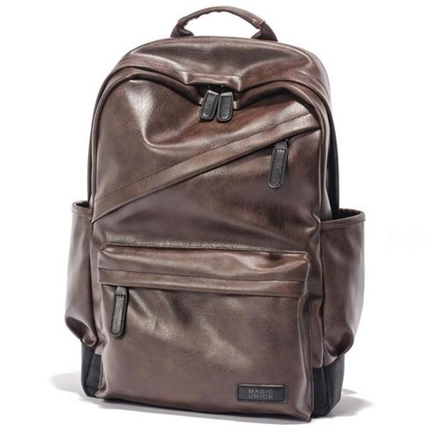 

designer-magic union men patent leather backpack men's travel bags & men's leather backpack western college style backpacks school