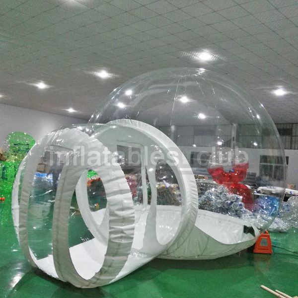 Casa de bolha inflável de preço barato à venda, hotel de bolha transparente popular para pessoas, tenda de cúpula inflável de 3M de diâmetro e árvore de bolha de boa qualidade