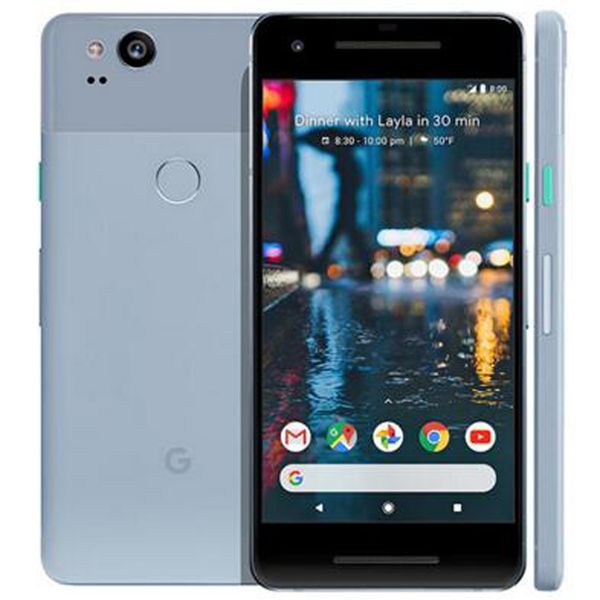 

Оригинал Восстановленное Google Pixel 2 5.0 дюймов Octa Core 4 ГБ RAM 64/128 ГБ ROM Android 8.0 разблокирована 4 Г LTE Смарт-Мобильный Телефон Бесплатный DHL 1 шт.