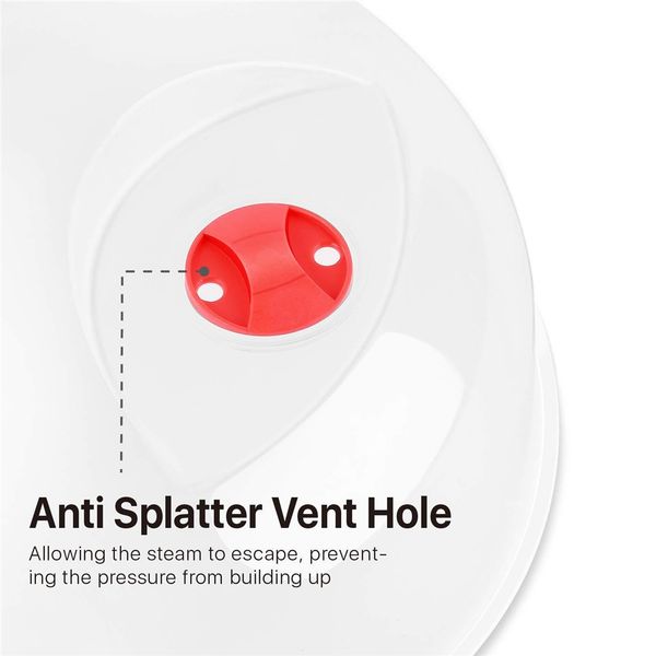 

large microwave plate cover easy grip microwave splatter guard lid with steam #c other household cleaning tools accessories