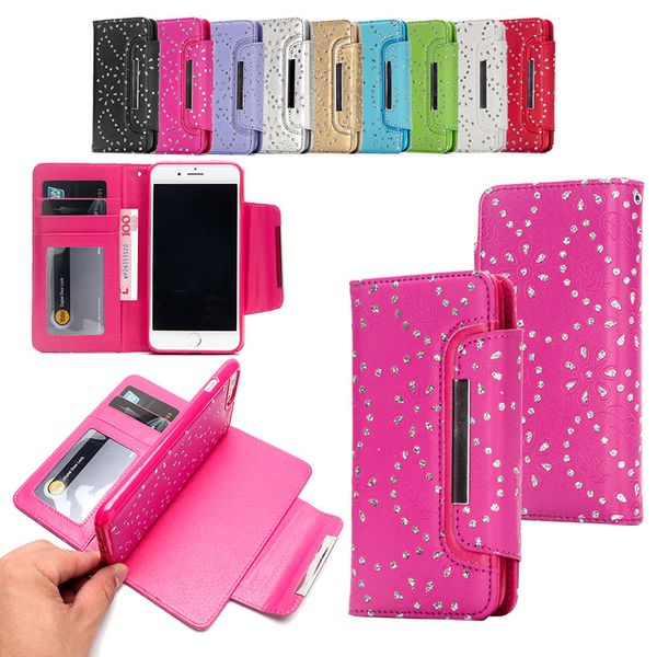 

For iPhone Xs Max Xr S10 Maple Leaf Diamond Wallet Case Luxury PU Leather Cell Phone Case Soft TPU Credit Card Slots Cover