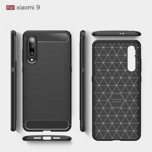 Custodia per designer 2019 per Xiaomi Mi 9 Custodia in carbonio di lusso per Xiaomi Mi9 SE Cover per Redmi Go Dhl Spedizione gratuita