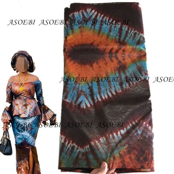 

new bazin riche fabric 2019 brocade lace africa party garment fabric new 5yards brocade african bazin 30, Black;white