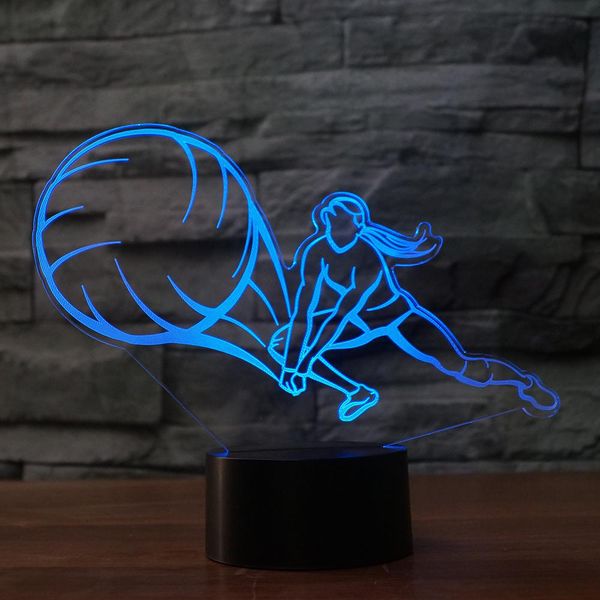 

3d play volleyball led table lamp usb volleyball player night lights colorful sleeping lighting kids bedroom decor sports gifts