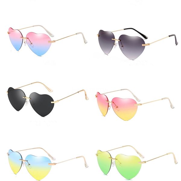 

wholesale retro vintage punk styles 50s heart-shaped sunglasee sunglass flip up cyber round goggles glasses #41953, White;black