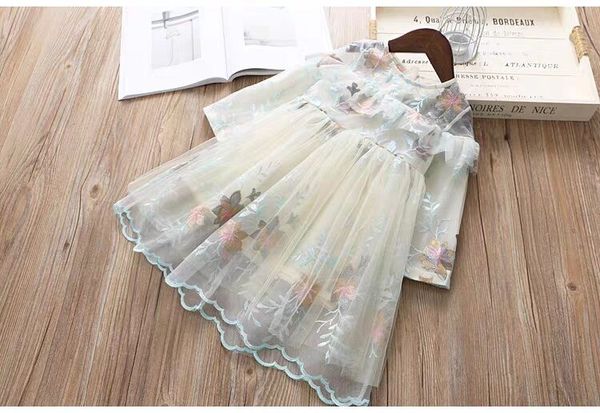 

girls princess dress summer new children girls fashion dresses wedding party lace mesh dress halloween costume, Red;yellow