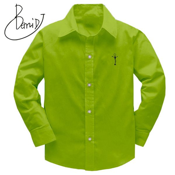 

мальчики рубашка детских top одежда unisex рубашка 100% хлопок твердых детей с длинными рукавами геометрических мальчиков девочка рубашка 10, White;black