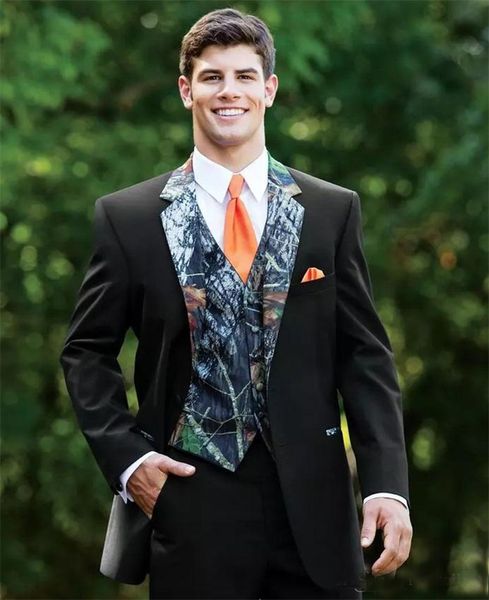 

Custom Made Groomsmen Peak Lapel Groom Tuxedos Tailcoat Custom Made Men Suits Prom Best Man Blazer (Jacket+Vest+Pants)