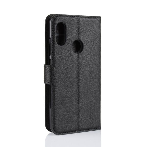 Custodia a portafoglio Flip in pelle Litchi PU per Xiaomi Mi A2 Lite