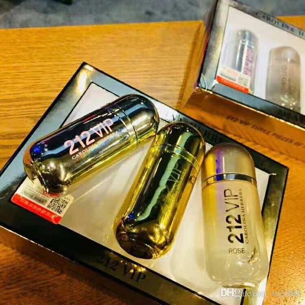 

19SS новые модели горячего взрыва 212vip золотые мужские духи 3 комплекта туалетной во