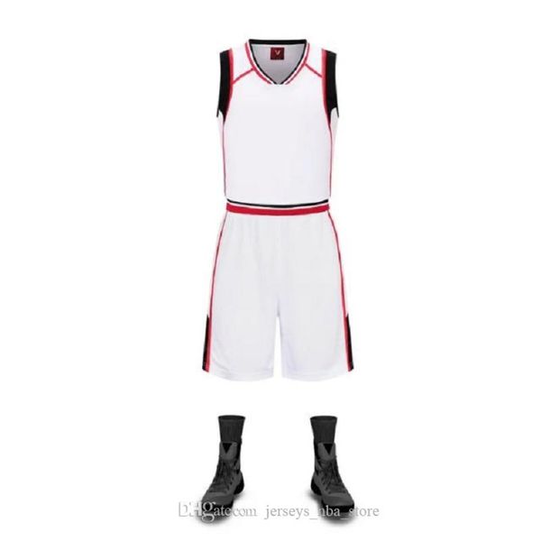 

discount men training basketball sets with shorts uniforms reversible basketball jerseys for that home and away look kits sports a27-7, Black;red