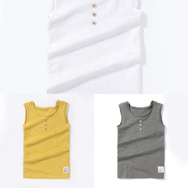 

children's summer thin breathable cotton for boys and girls children's summer thin breathable vest cotton vest for boys and girls, Blue