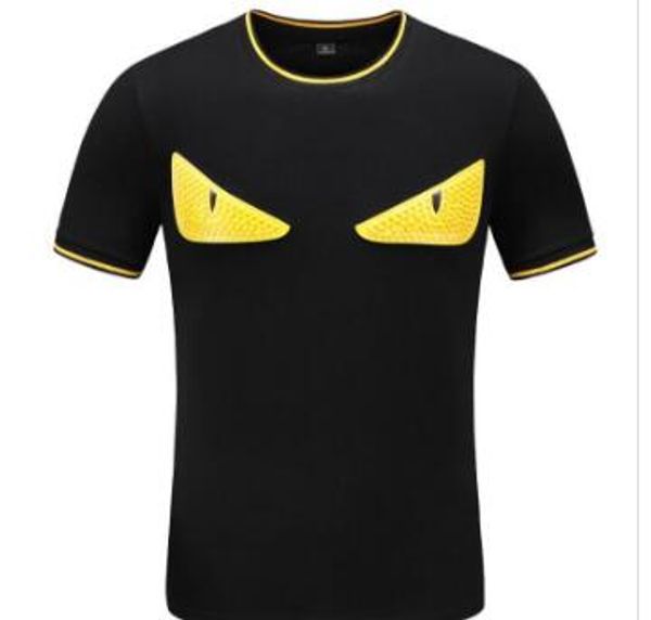 

Ddf9 fa hion letter print t hirt men 039 cotton hort leeve polo hirt fa hion ca ual men 039 t hirtl  13 fendi, White;black