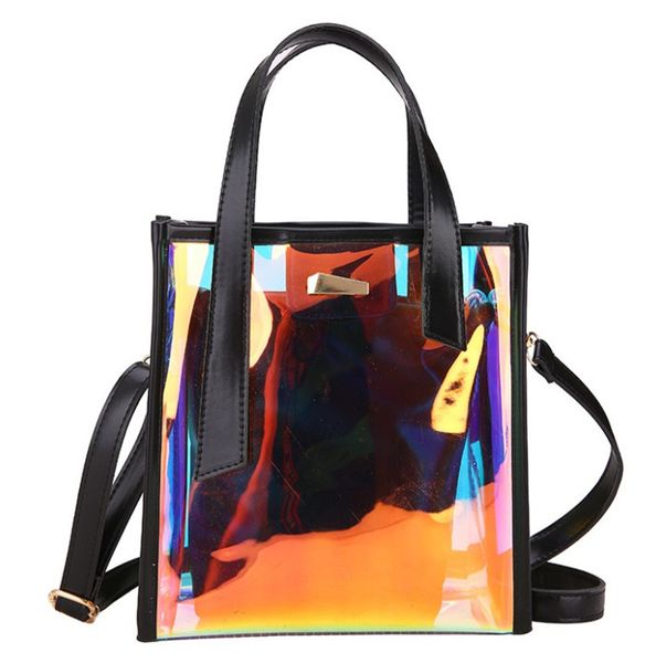 

summer transparent bag new slant across shoulder bag fashion women handbag 4colors ph-cfy20052349