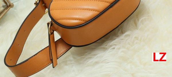 

selling designer purse threaded color matching striped quilted waist bag chest shoulder bags 476434 7735