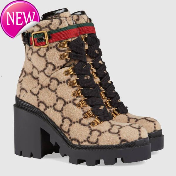 

wool ankle boot beige/ebony women boots lug soled heeled booties lace-up with eyelets women's winter boots 2s1, Black